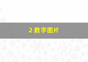 2 数字图片